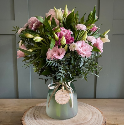 Pretty Pink Vase Arrangement