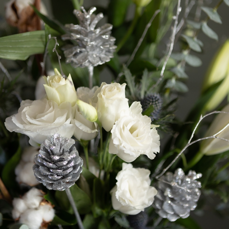 Frosty Vase Arrangement