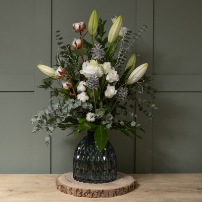 Frosty Vase Arrangement