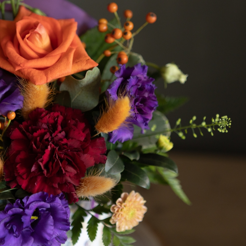 Autumn Hatbox arrangement