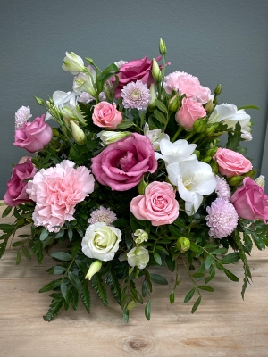 Pink Funeral Posy