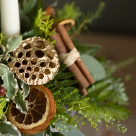 Traditional Table arrangement