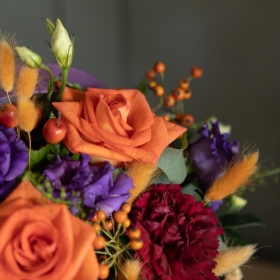 Autumn Hatbox arrangement