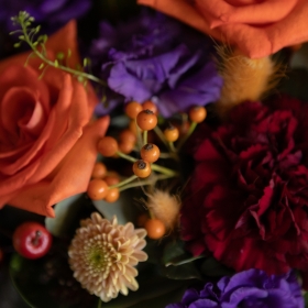 Autumn Hatbox arrangement