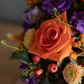 Autumn Hatbox arrangement