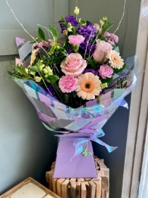 Pastel Front Facing Handtied Bouquet