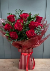 Red Rose Hand tied Bouquet